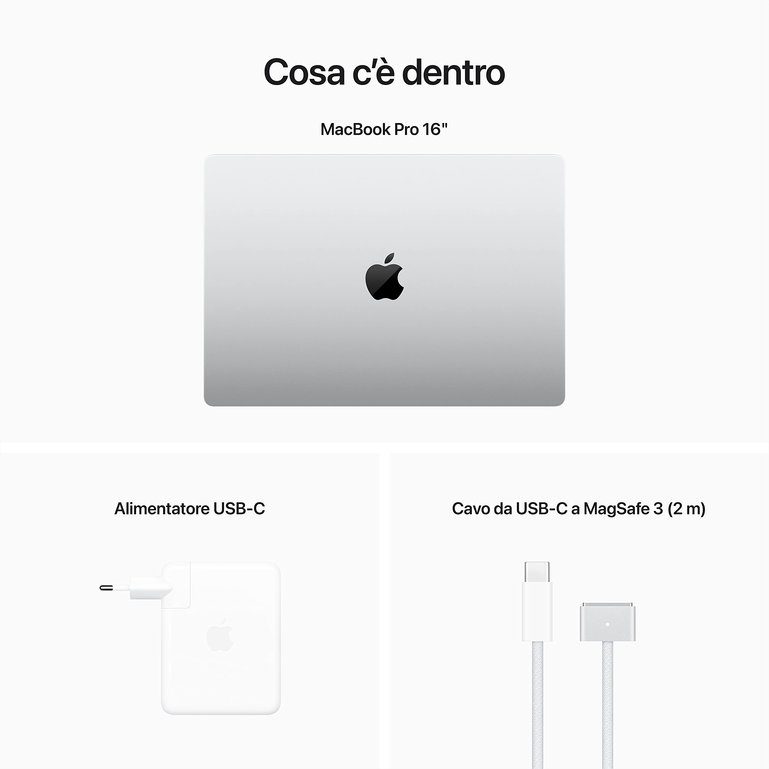 Apple MacBook Pro M2 Max portatile 16,2" 32GB 1TB Argento
