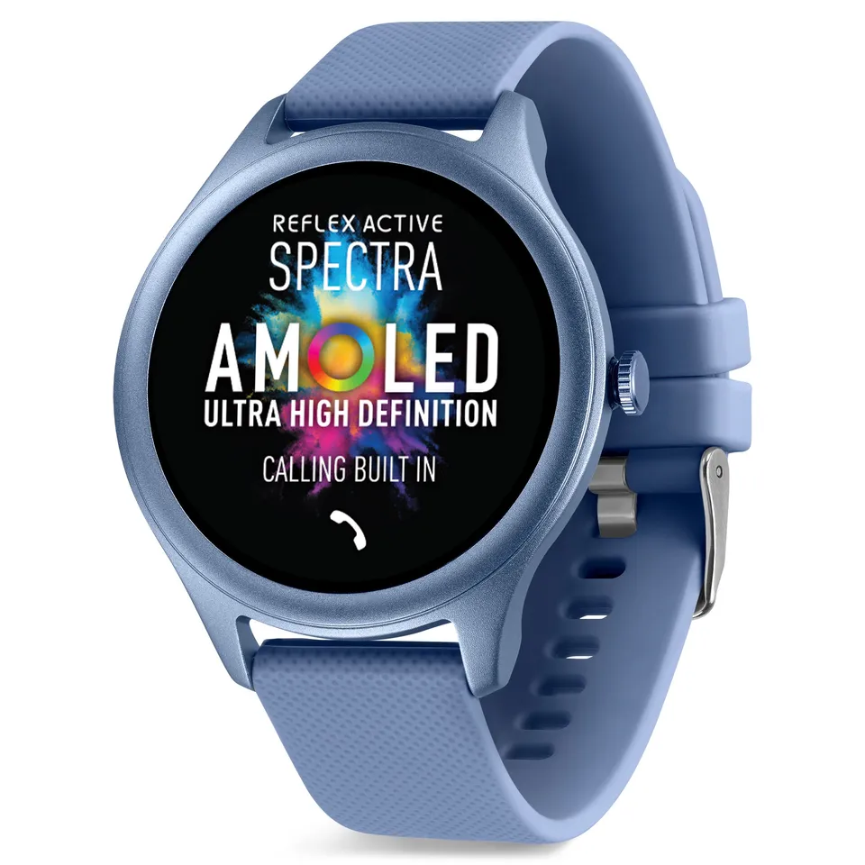 Reflex Active Spectra 300 R smartwatch AMOLED chiamate cinturino blu