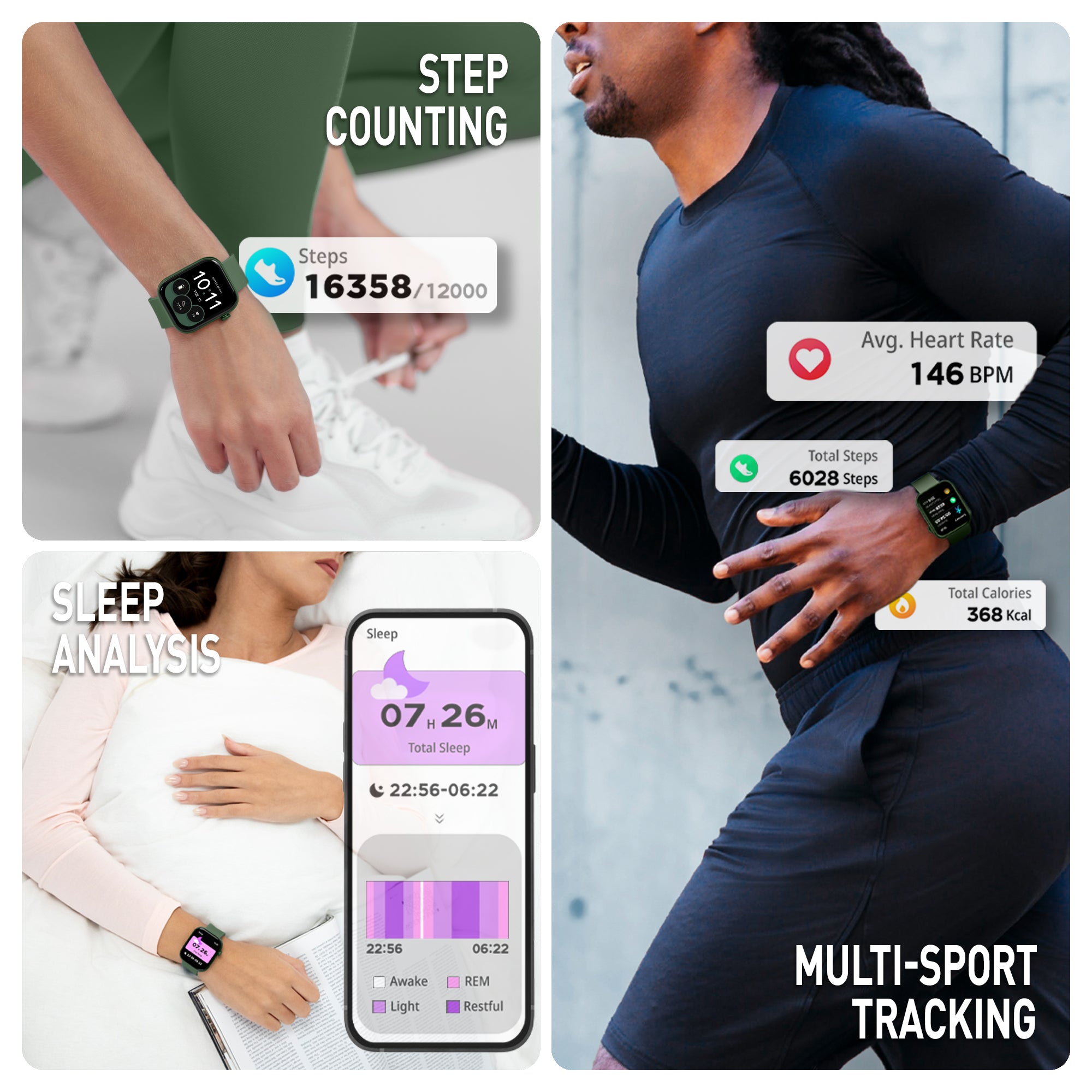 Reflex Active Spectra 300 S Lite smartwatch verde AMOLED GPS