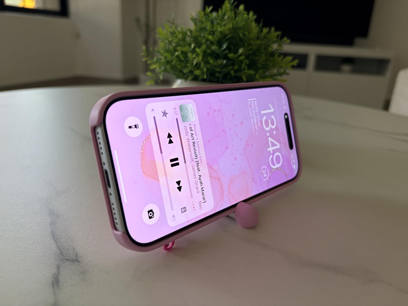 Beats custodia MagSafe iPhone 17 Pro rosa ciottolo