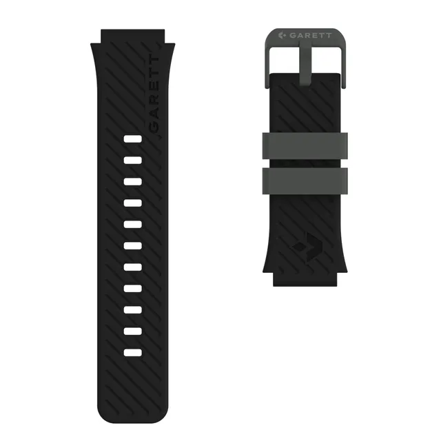 Garett Essa 2 AI 4G cinturino silicone nero 18 mm