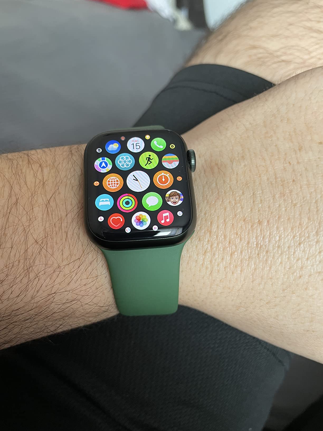 Apple Watch Series 7 GPS Cellular 41mm smartwatch verde ECG