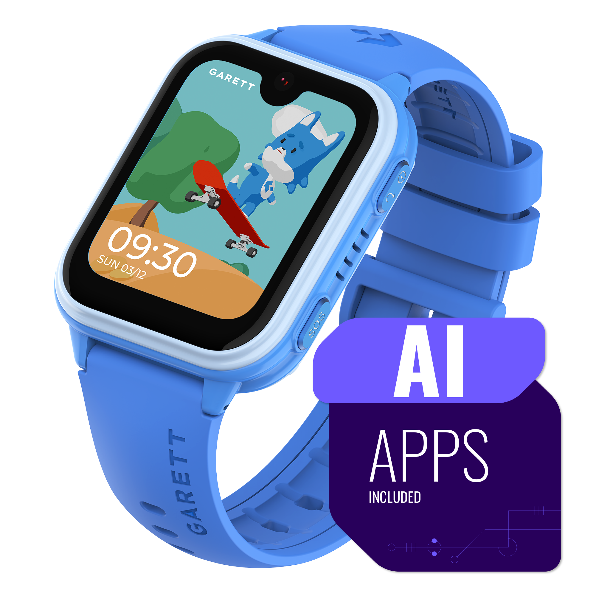 Garett Kids Vibe AI 4G smartwatch blu