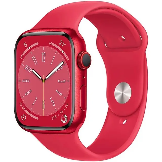 Apple Watch Series 8 GPS 45 mm smartwatch rosso ossigeno sangue