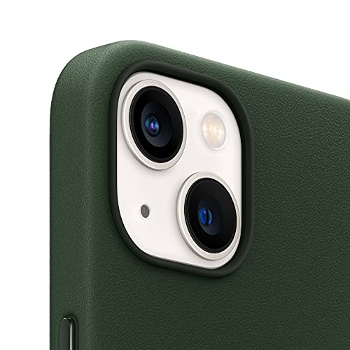 Apple iPhone 13 custodia in pelle Verde Sequoia MagSafe