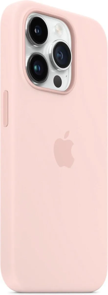 Apple iPhone 14 Pro custodia silicone MagSafe rosa creta