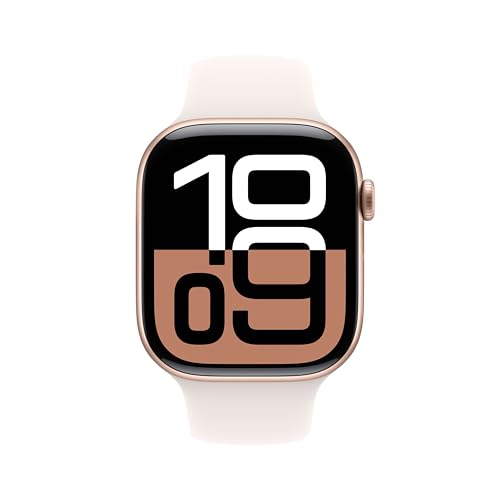 Apple Watch Series 10 smartwatch 46mm Cellular rosa fard M/L