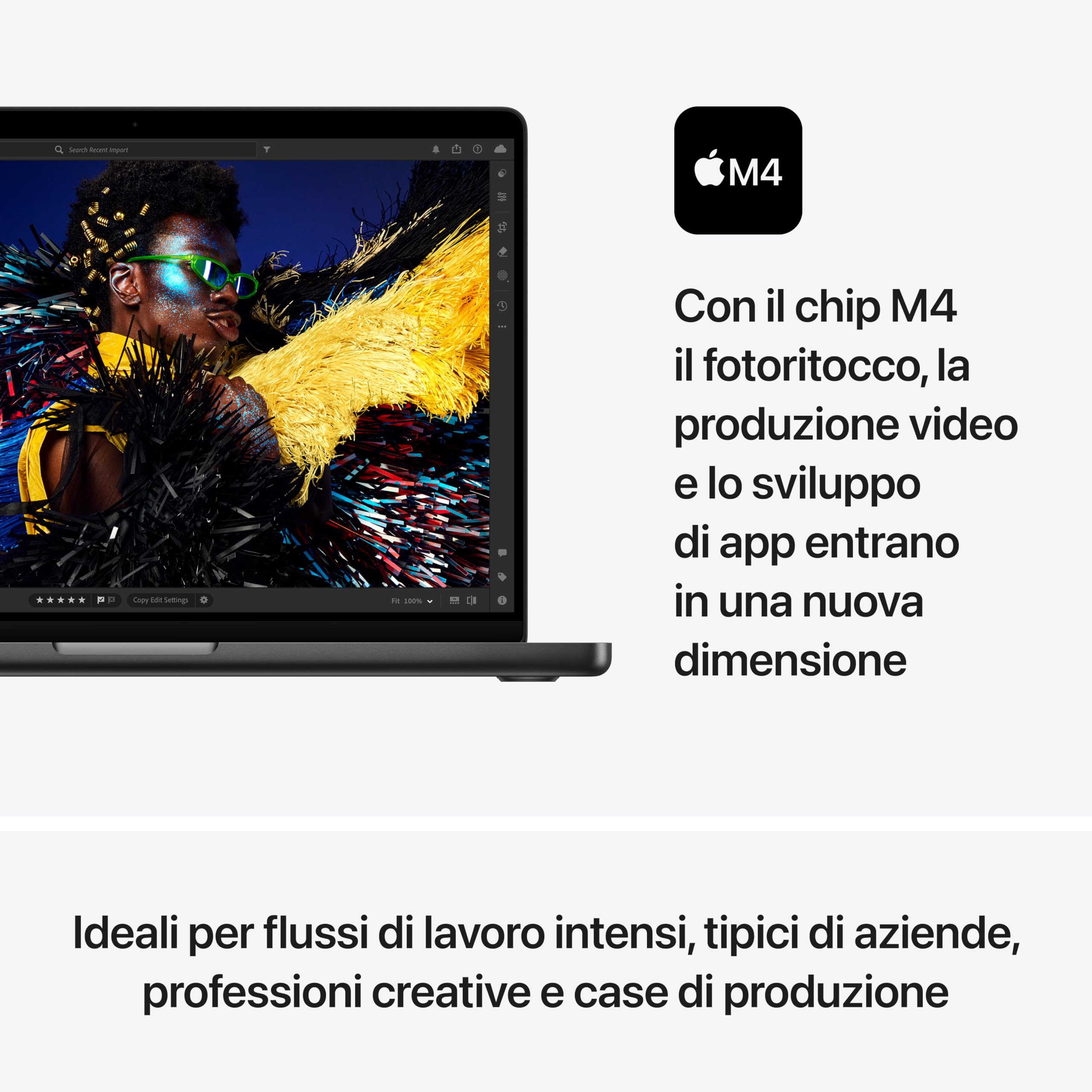 Apple MacBook Pro M4 14,2" portatile nero siderale 16GB 512GB