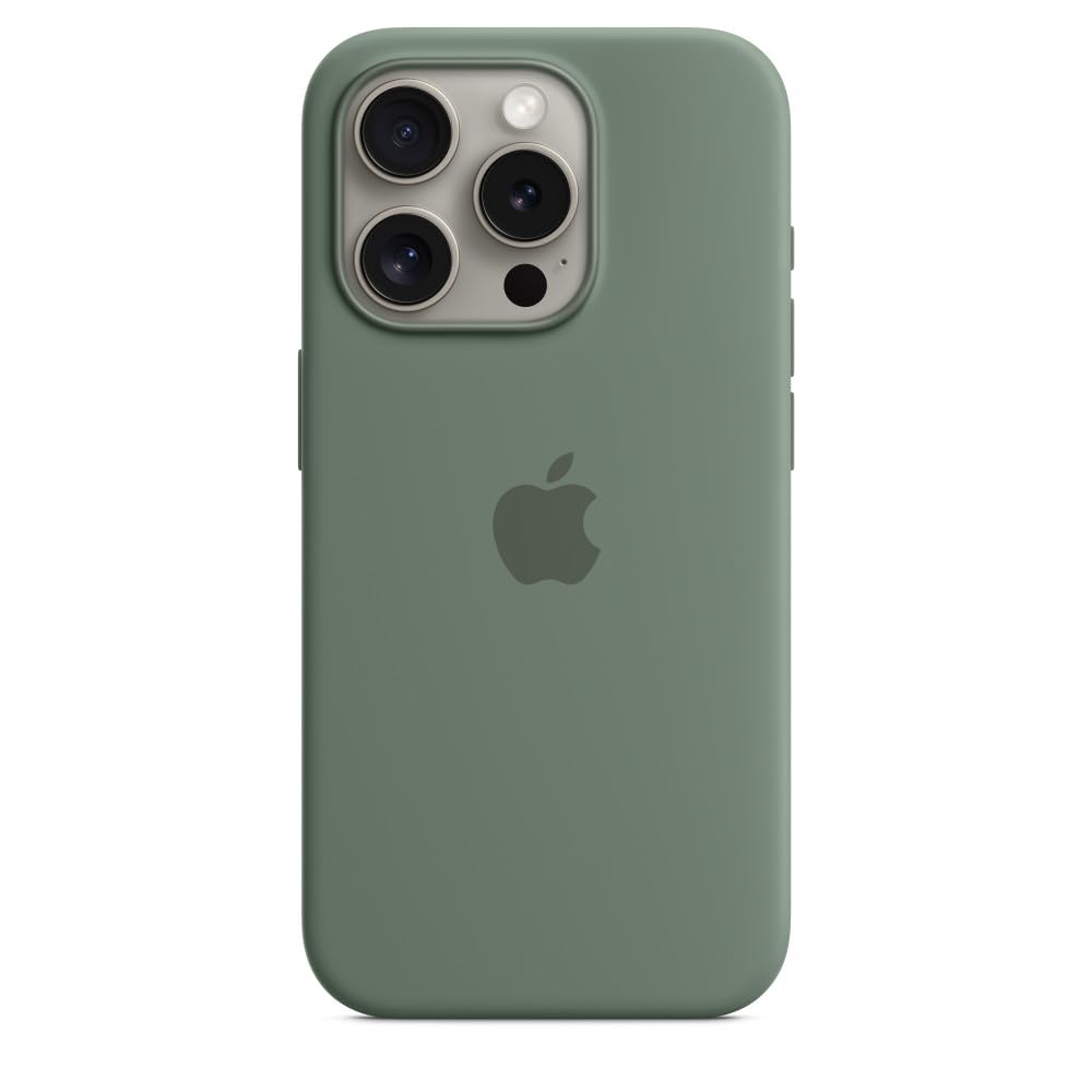 Apple iPhone 15 Pro custodia silicone Cipresso MagSafe