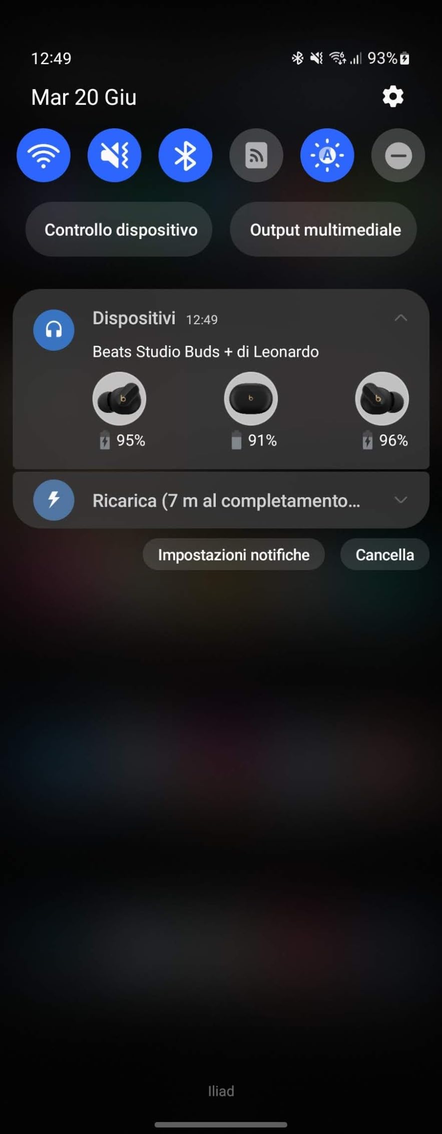 Beats Studio Buds+ auricolari wireless nero e oro ANC