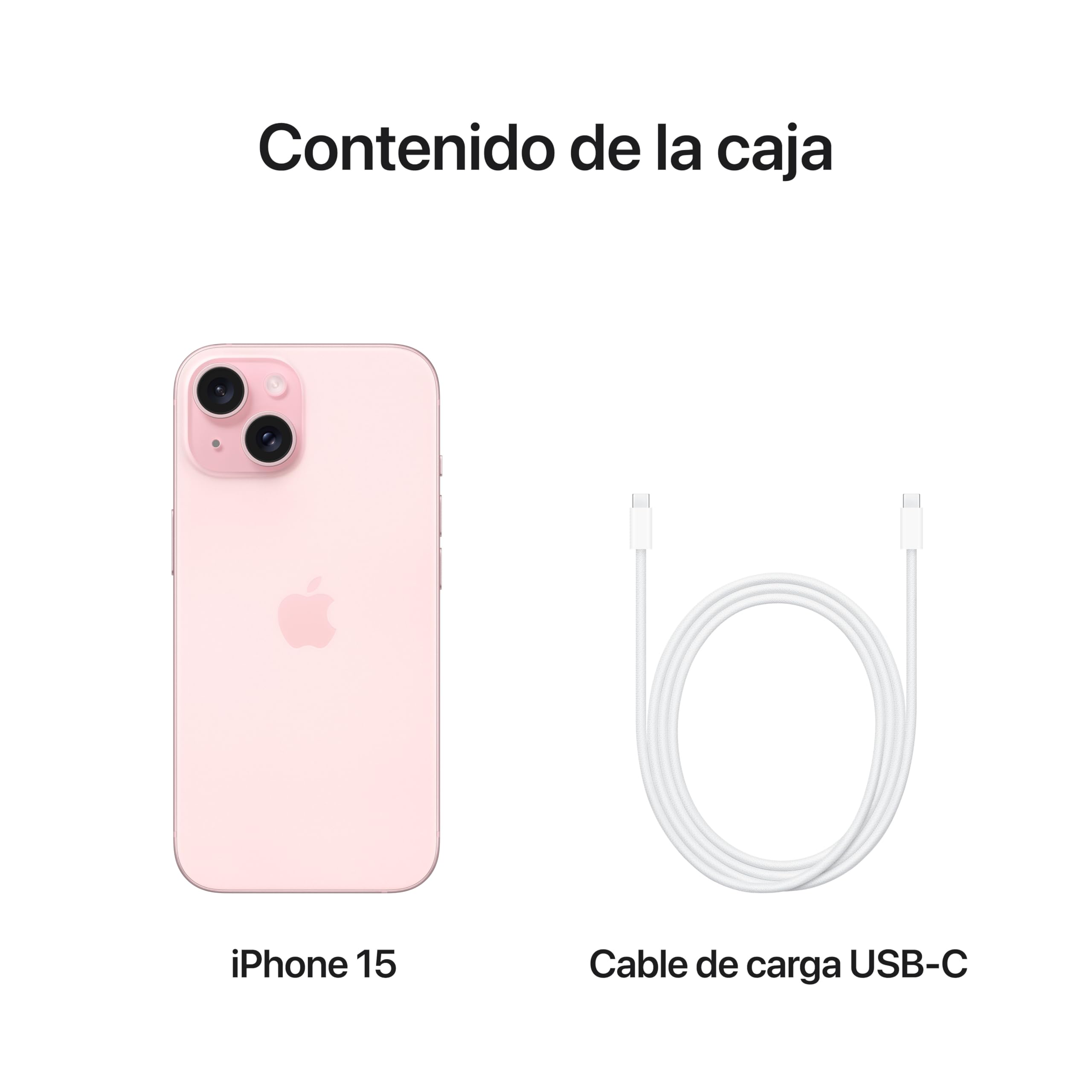 Apple iPhone 15 Smartphone 128GB Rosa Ricondizionato