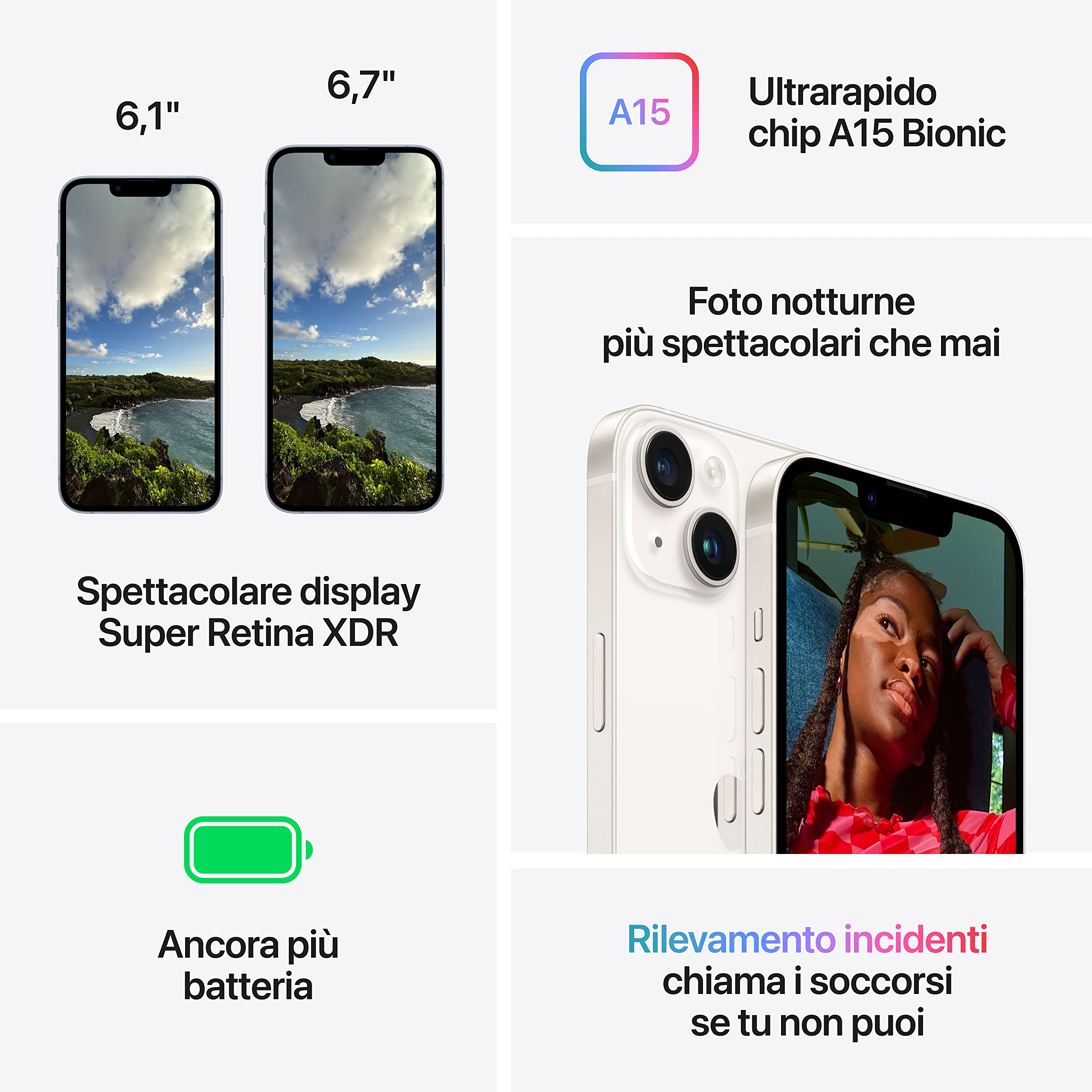 Apple iPhone 14 smartphone 128 GB viola 5G