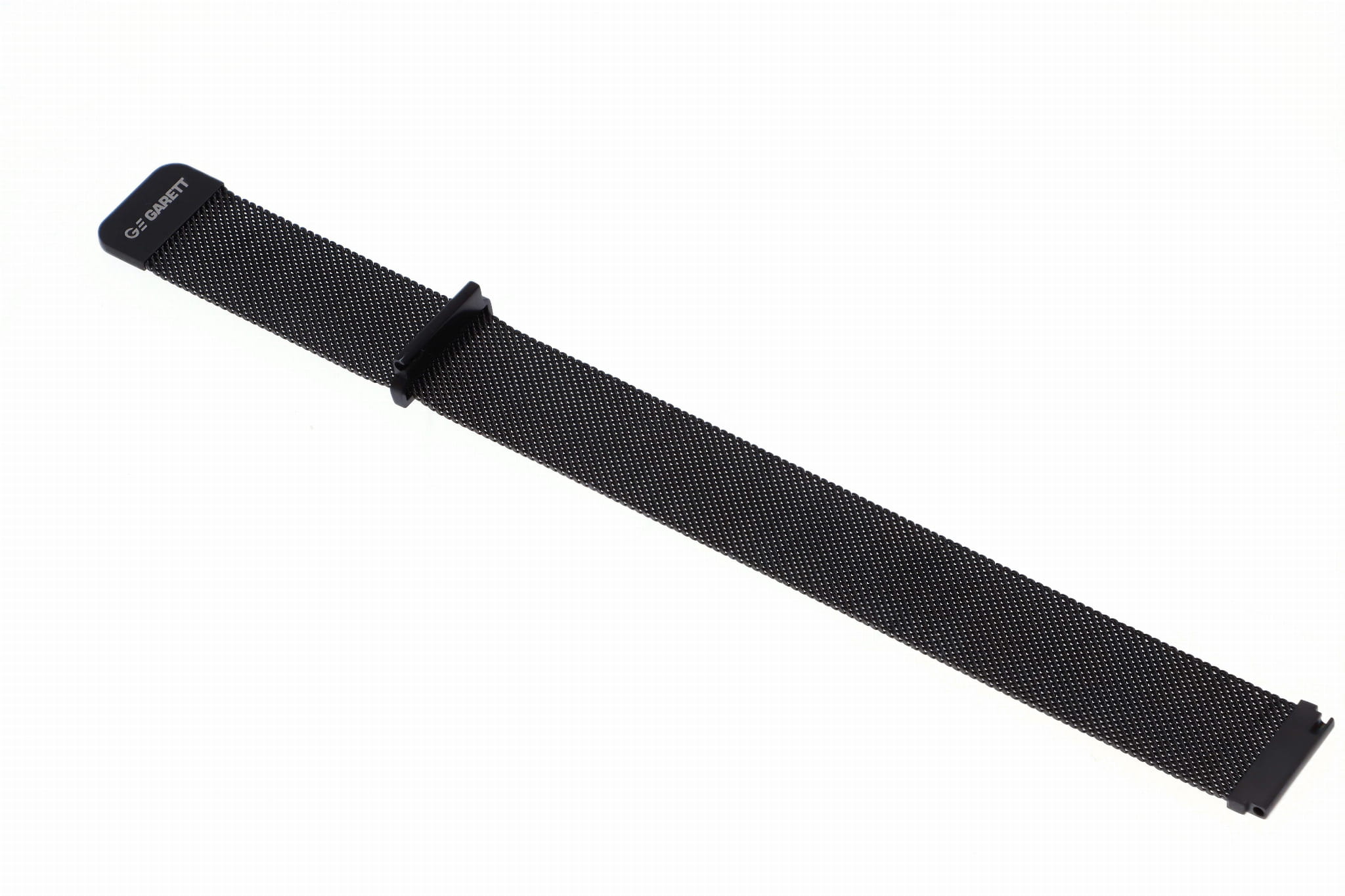 Garett Gentleman GT cinturino acciaio nero 22 mm fibbia