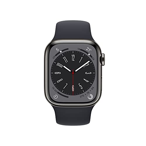 Apple Watch Series 8 GPS + Cellular 41mm smartwatch acciaio grafite