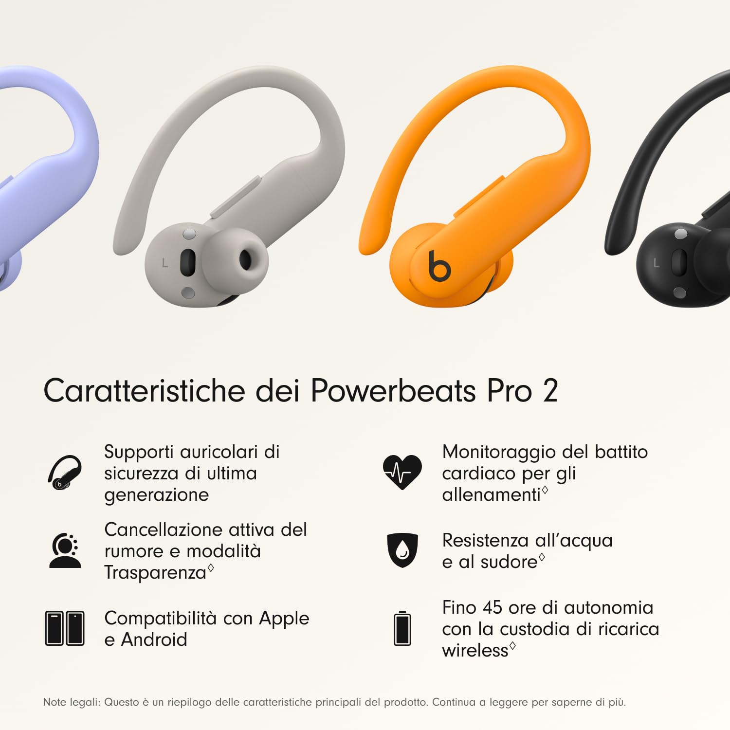 Beats Powerbeats Pro 2 auricolari arancione elettrico battito IPX4
