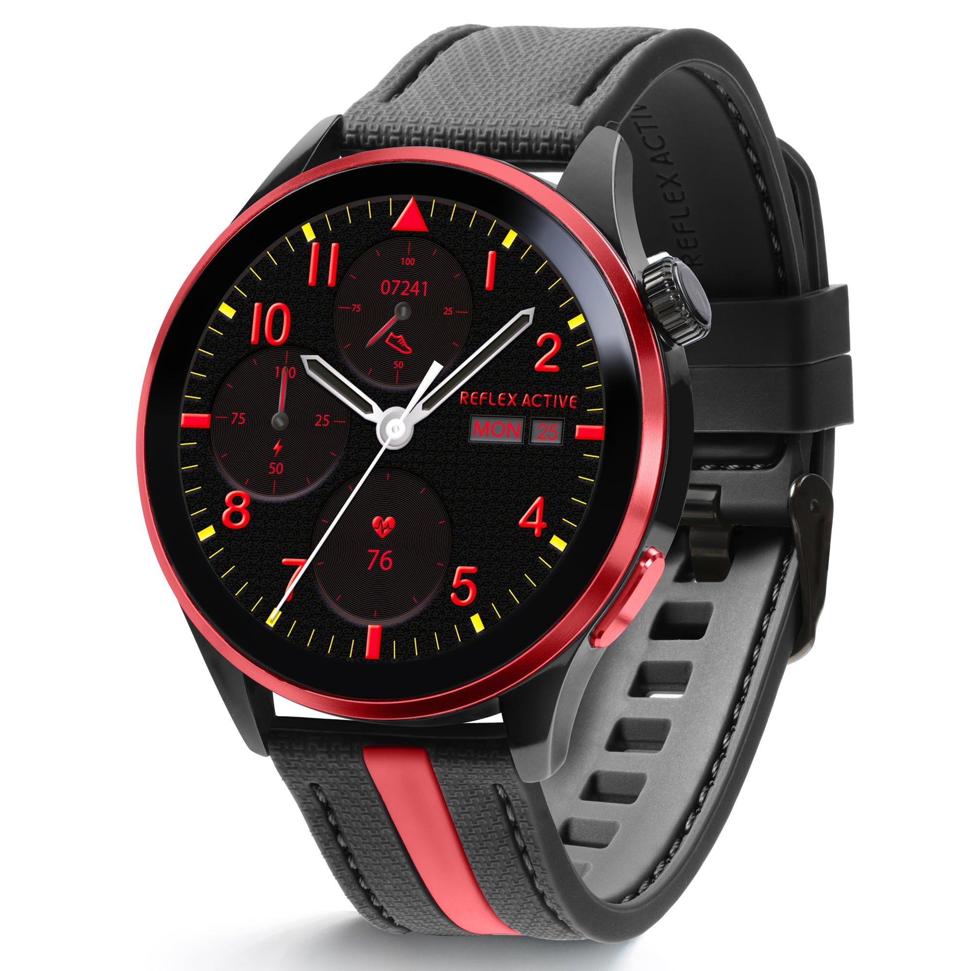 Reflex Active Venture 400 R smartwatch nero rosso AMOLED GPS