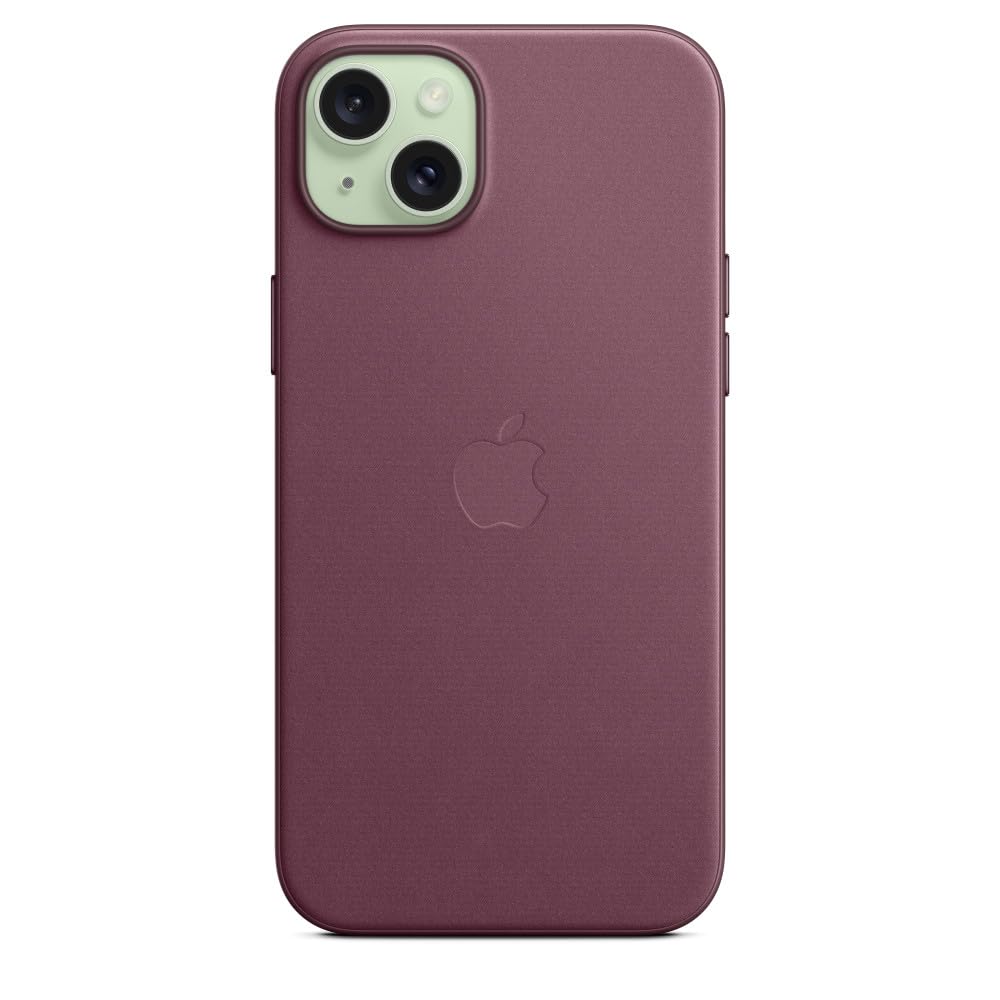 Apple FineWoven Custodia iPhone 15 Plus MagSafe Gelso