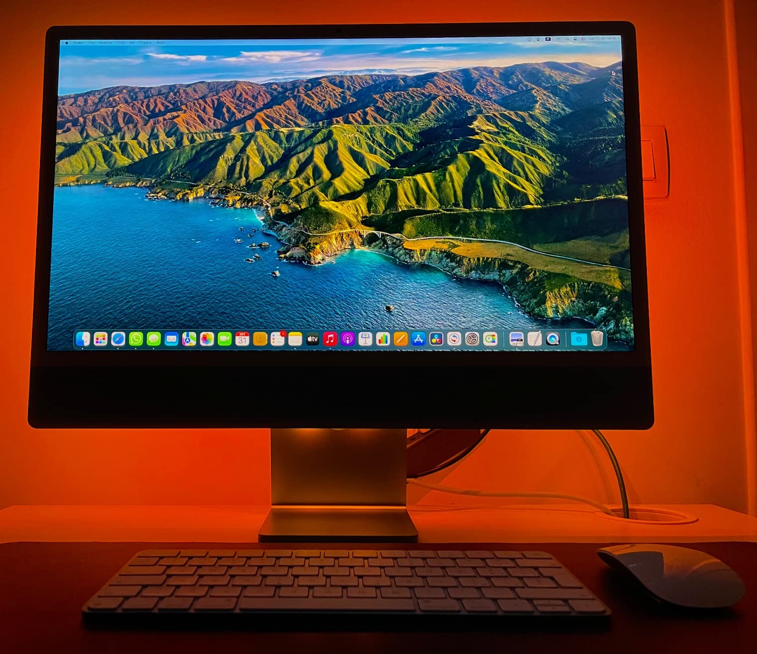 Apple iMac 24 M1 256GB computer all-in-one verde