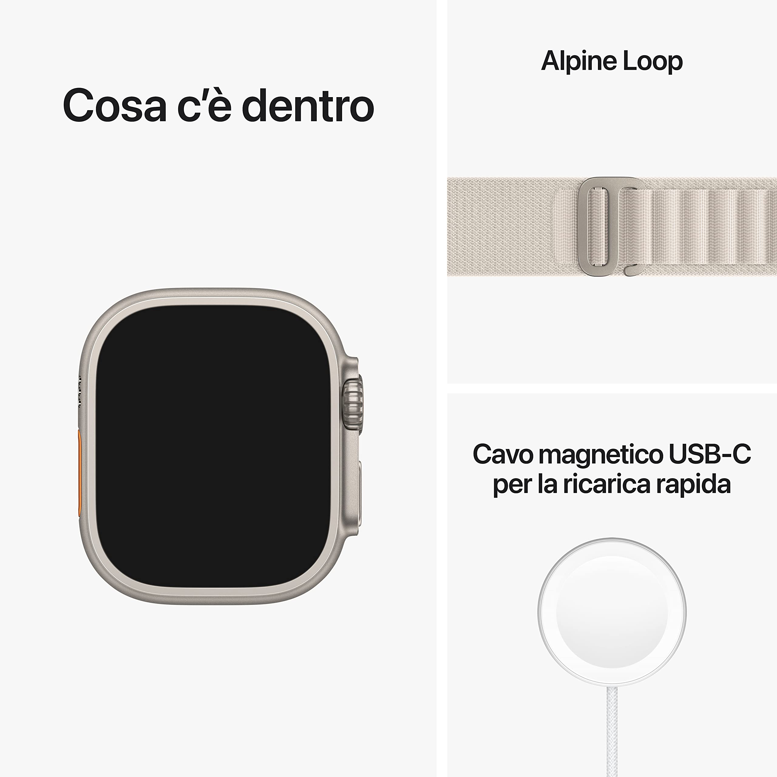 Apple Watch Ultra 49mm Smartwatch Titanio Alpine Loop