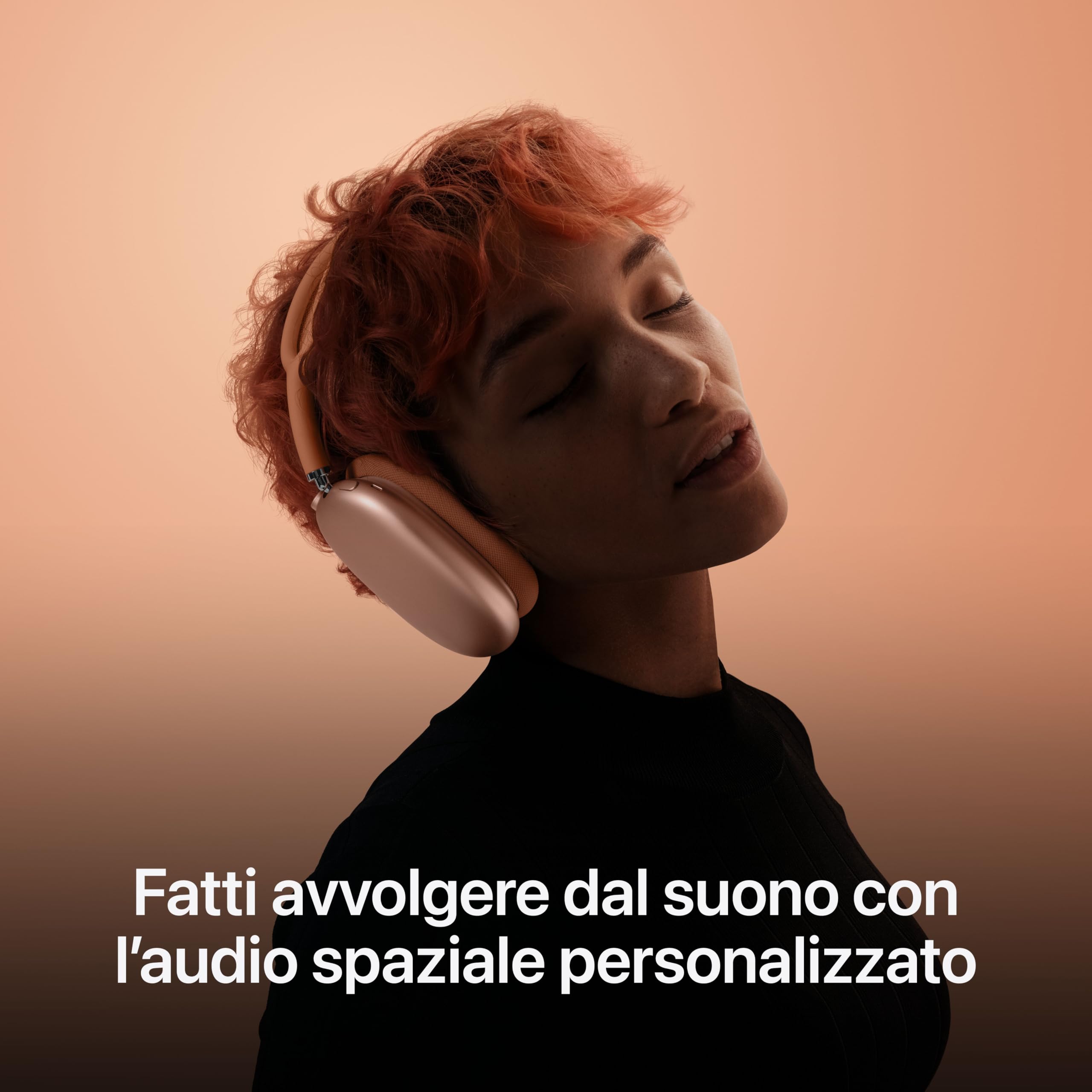 Apple AirPods Max cuffie over-ear arancione cancellazione rumore