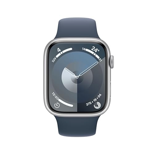 Apple Watch Series 9 GPS Cellular 45mm smartwatch argento ECG
