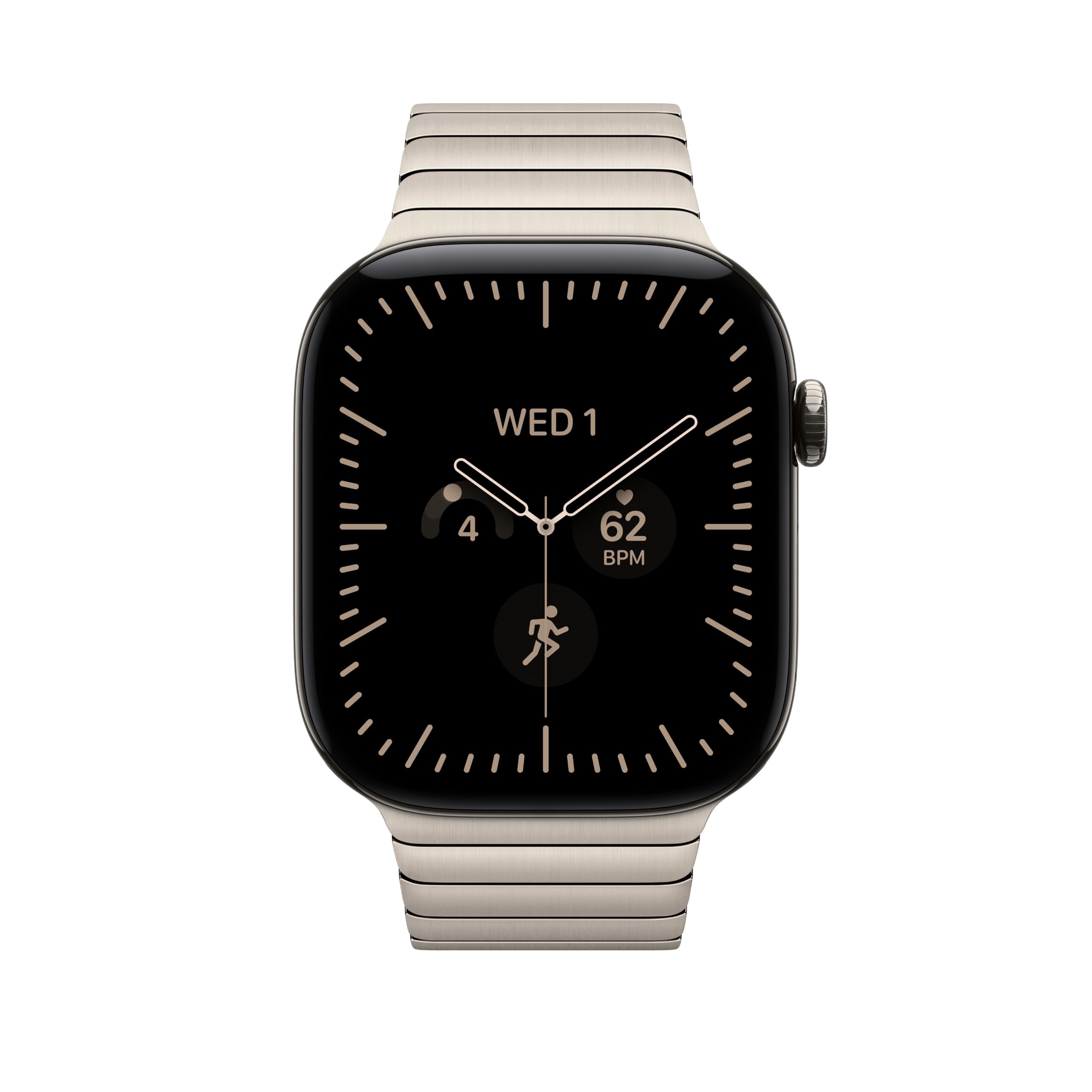 Apple Watch Bracciale a maglie 46 mm cinturino naturale acciaio
