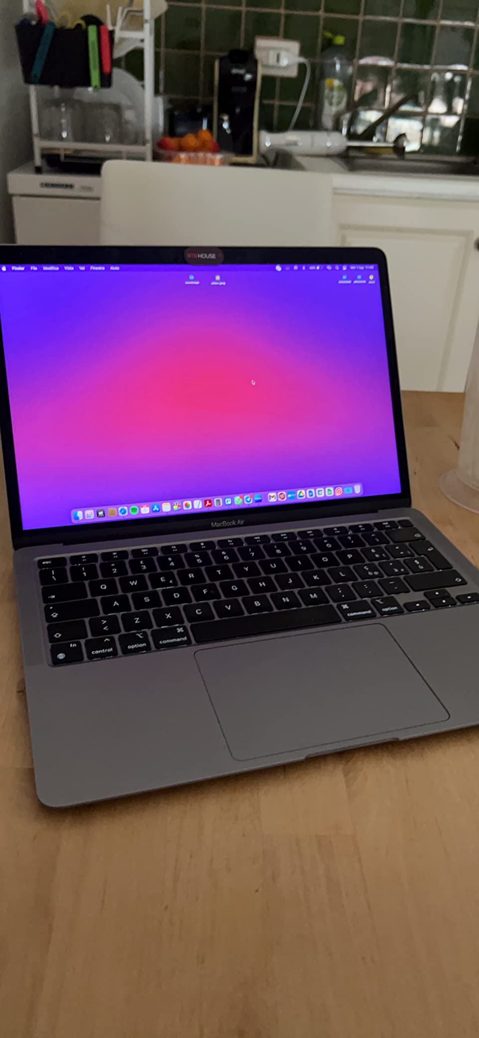 Apple MacBook Air 2020 M1 Notebook 13" 8GB 512GB Grigio siderale