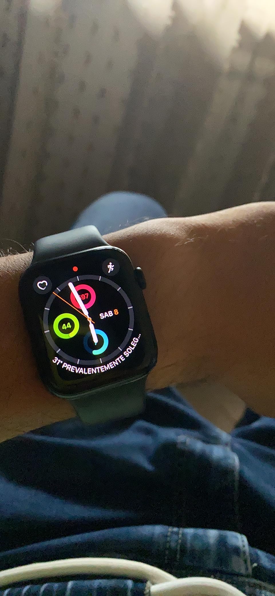 Apple Watch SE 2ª gen GPS 44mm smartwatch mezzanotte