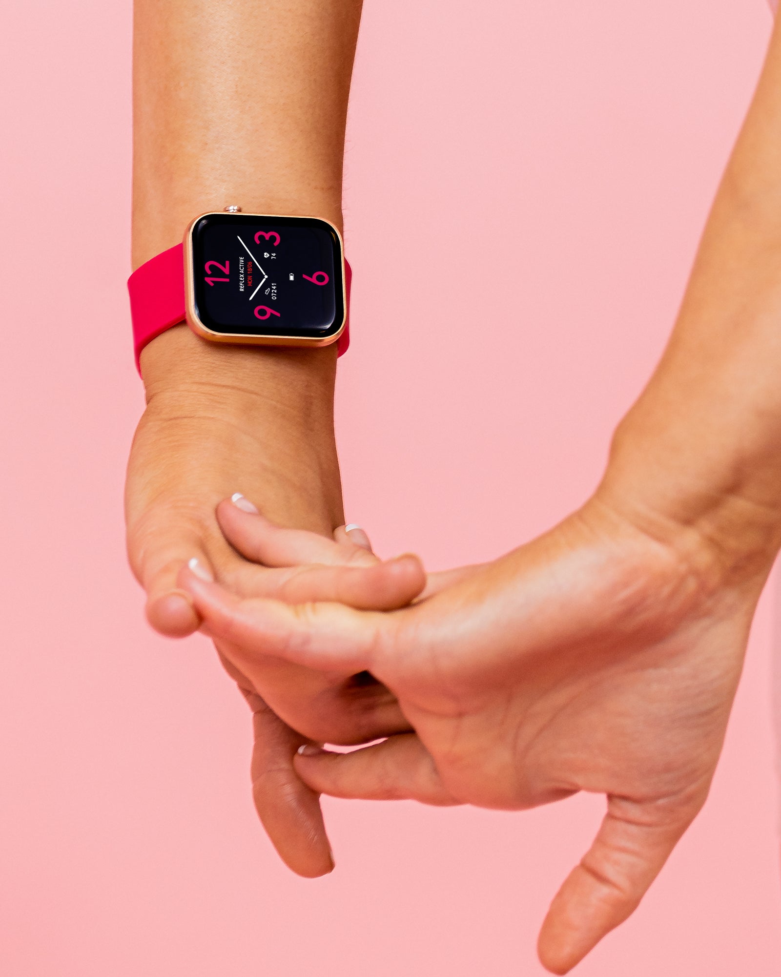 Reflex Active Corrus S smartwatch hot pink IP68