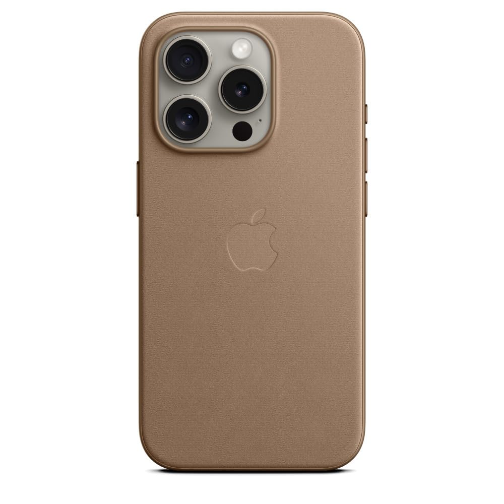 Apple FineWoven Custodia iPhone 15 Pro Grigio Talpa MagSafe