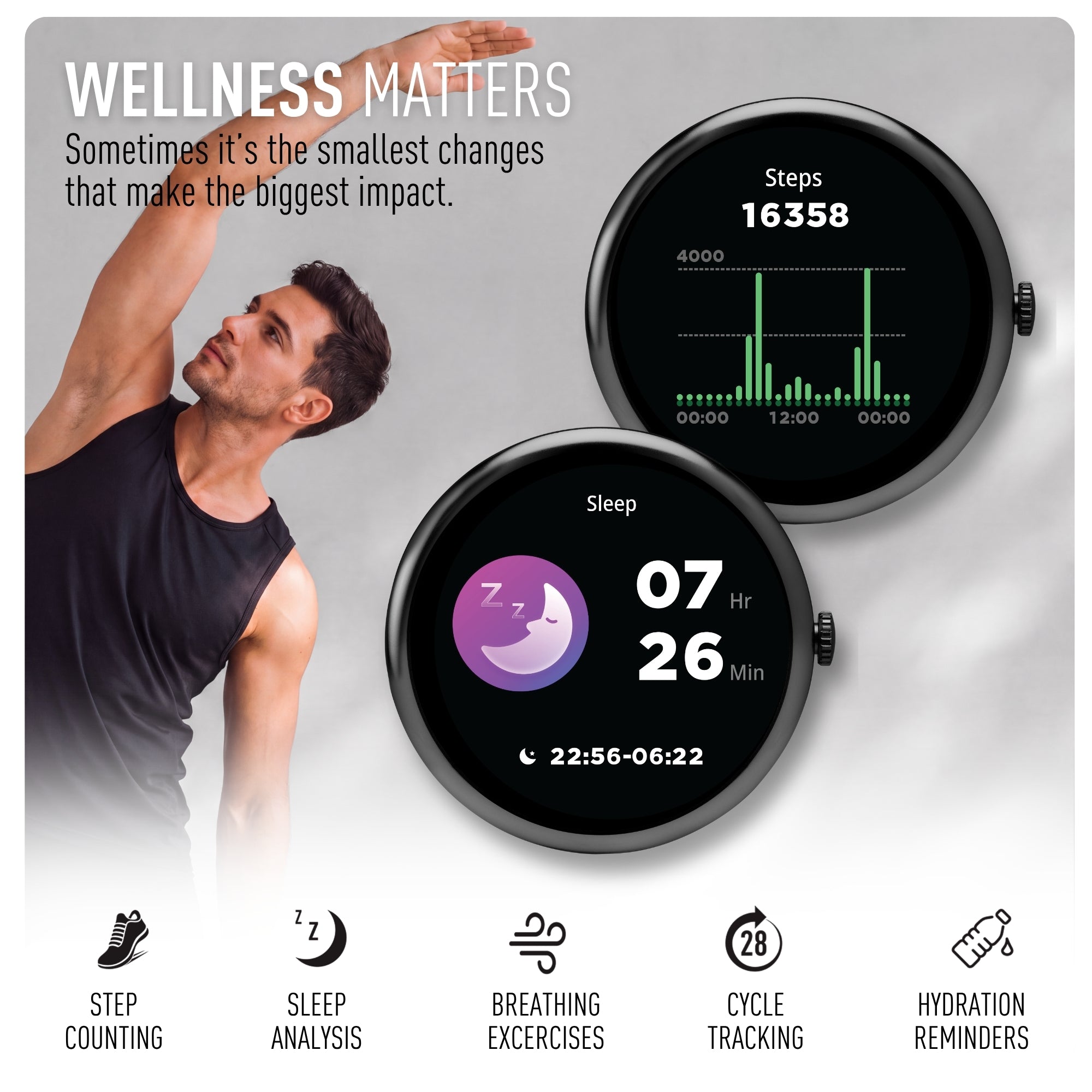 Reflex Active Spectra RA-SP-300R-15 smartwatch blu AMOLED