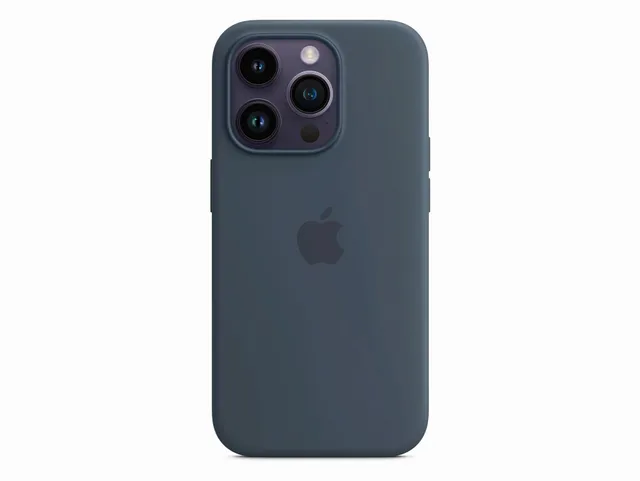 Apple iPhone 14 Pro custodia silicone MagSafe Blu tempesta