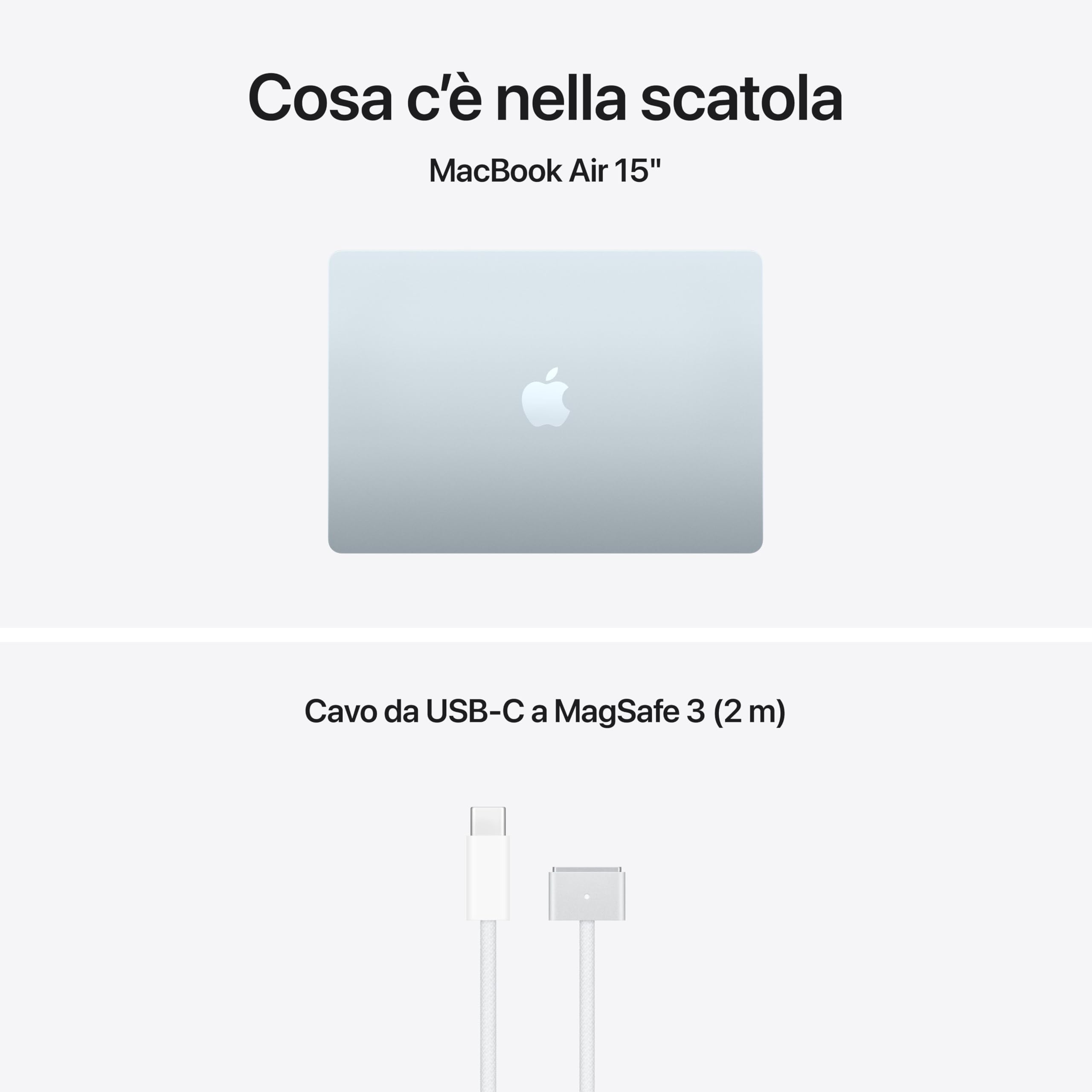 Apple MacBook Air M5 notebook 15,3" 16GB 1TB celeste AI