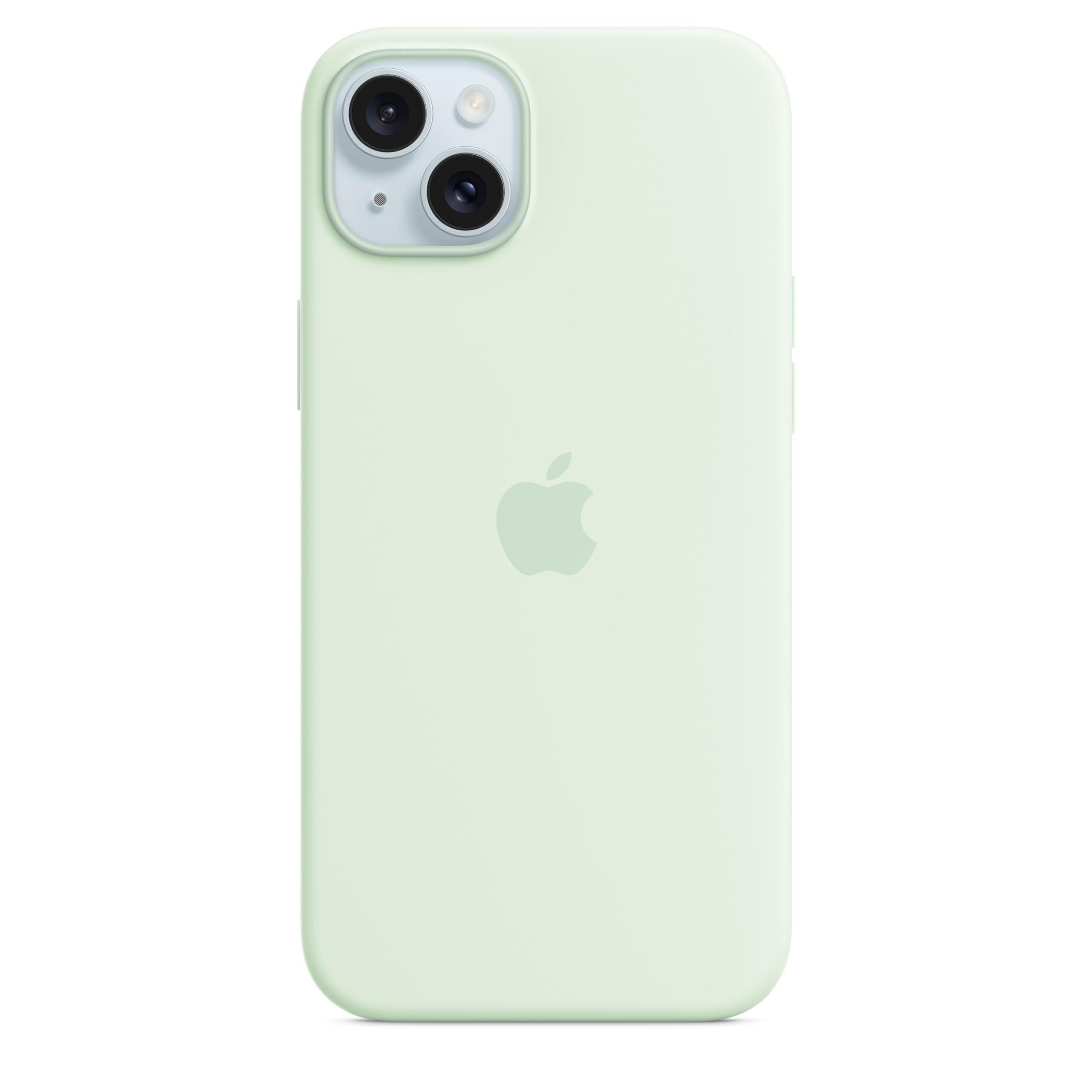 Apple custodia silicone MagSafe iPhone 15 Plus menta fredda