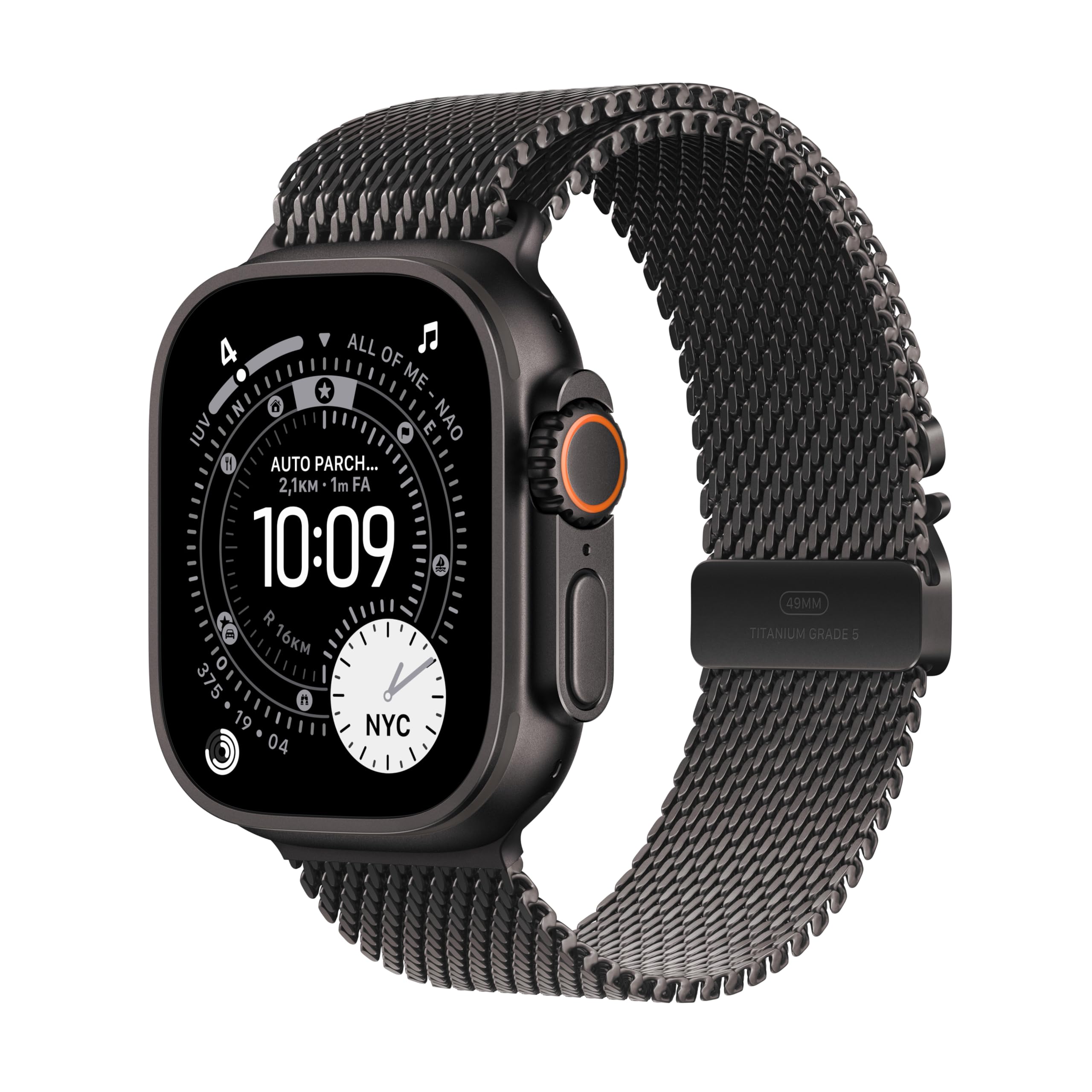 Apple Watch Ultra 3 smartwatch 49mm titanio nero Small GPS