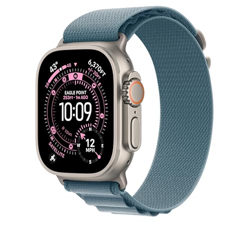 Apple Watch Alpine Loop 49mm cinturino blu chiaro S