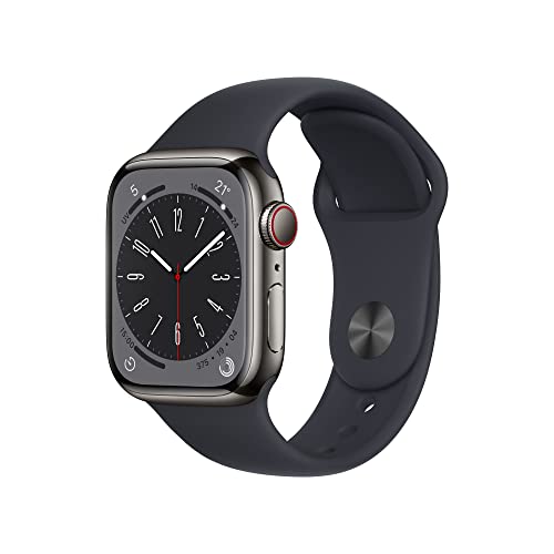 Apple Watch Series 8 GPS + Cellular 41mm smartwatch acciaio grafite