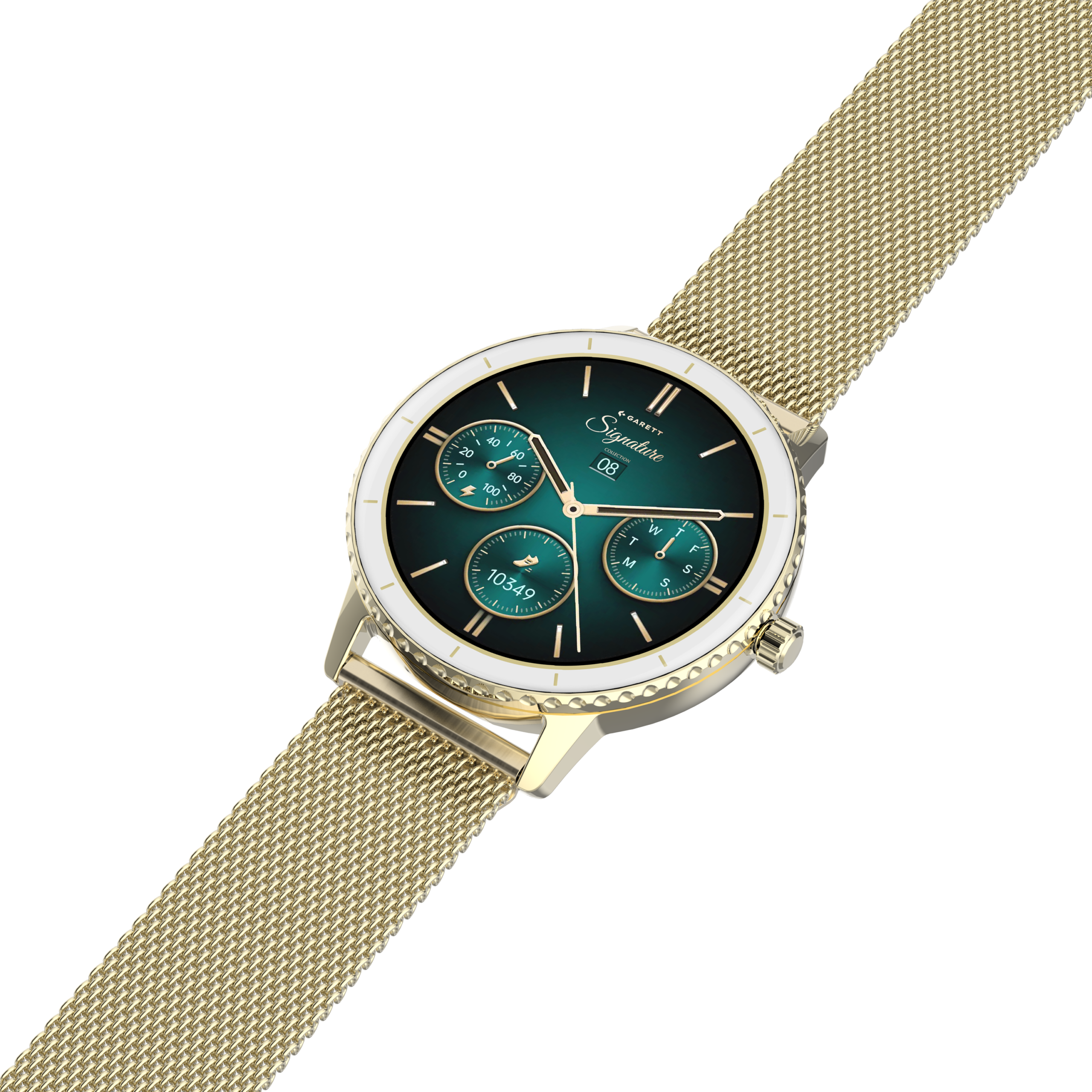 Garett Grace smartwatch oro mesh AMOLED donna