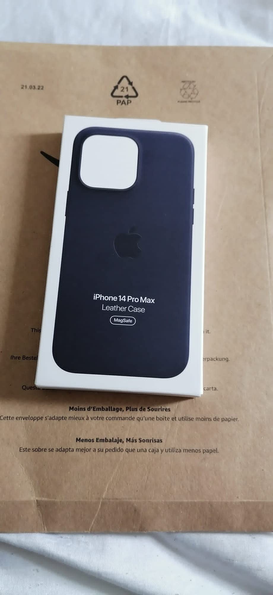 Apple Custodia MagSafe Pelle iPhone 14 Pro Max Arancione