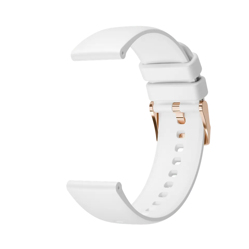 Maoo Cinturino Smartwatch in Silicone Bianco Oro