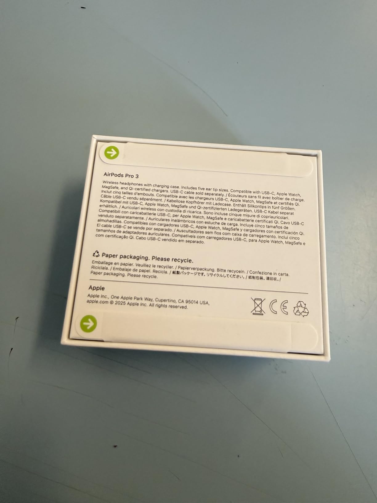 Apple AirPods Pro 3 cuffie bluetooth cancellazione rumore