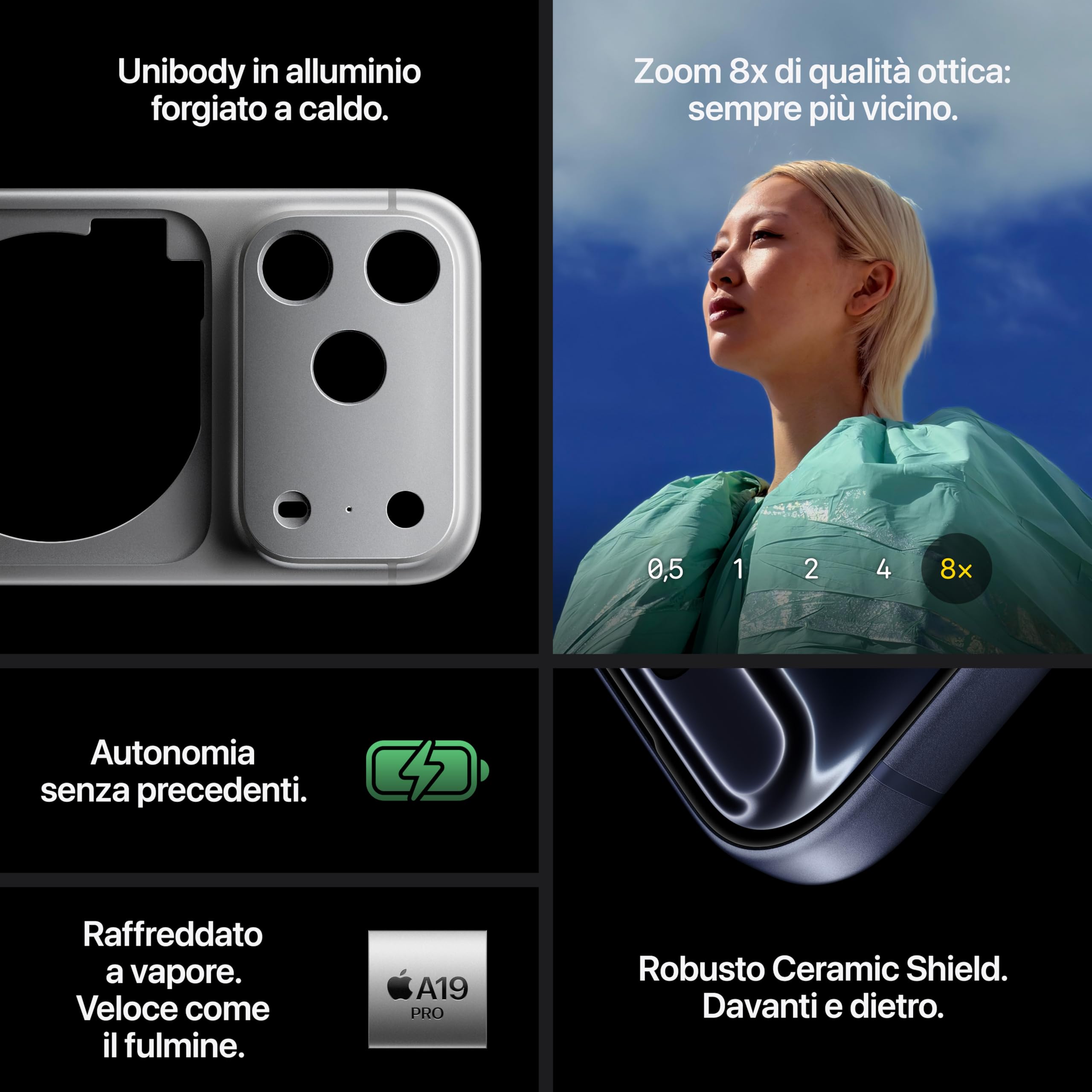 Apple iPhone 17 Pro smartphone 6,3" 1TB Blu profondo