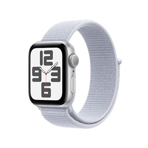 Apple Watch SE 2 gen GPS 40 mm smartwatch Argento Nuvola azzurra