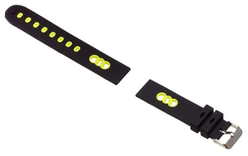 Garett Sport 14 cinturino silicone nero-giallo 20 mm