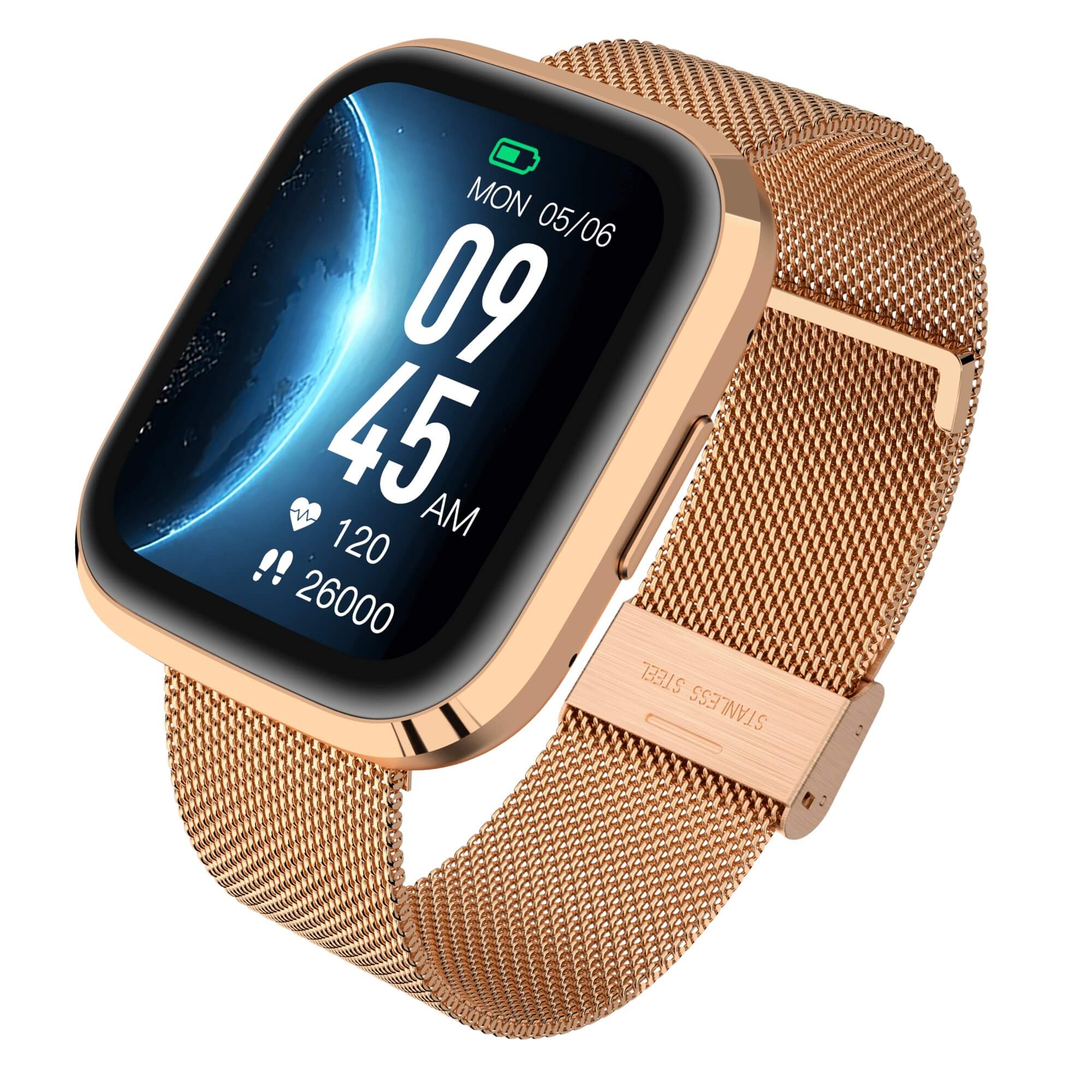 Garett GRC Style smartwatch oro acciaio IPS