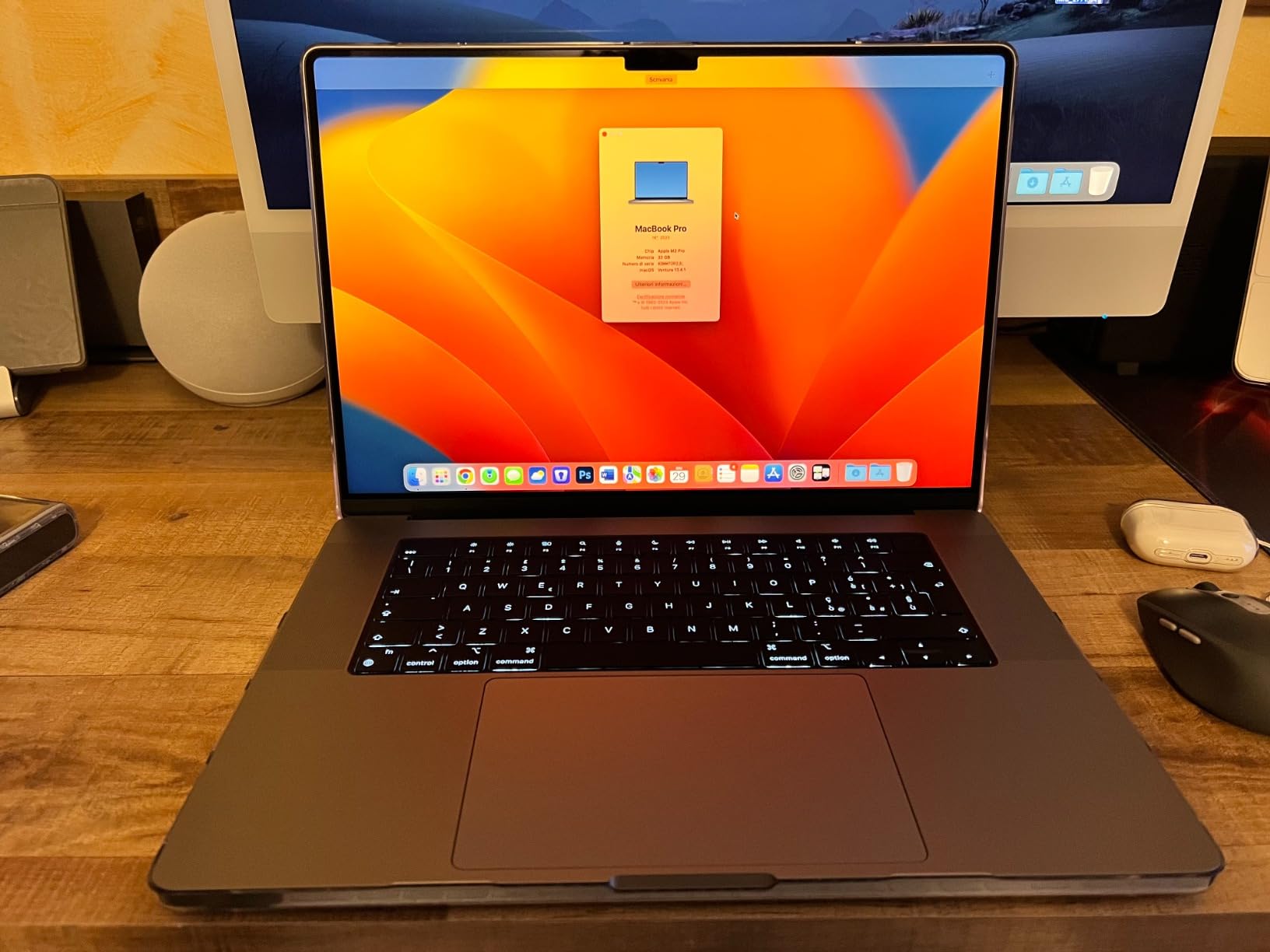 Apple MacBook Pro M2 Pro portatile 16,2" 16GB 1TB grigio