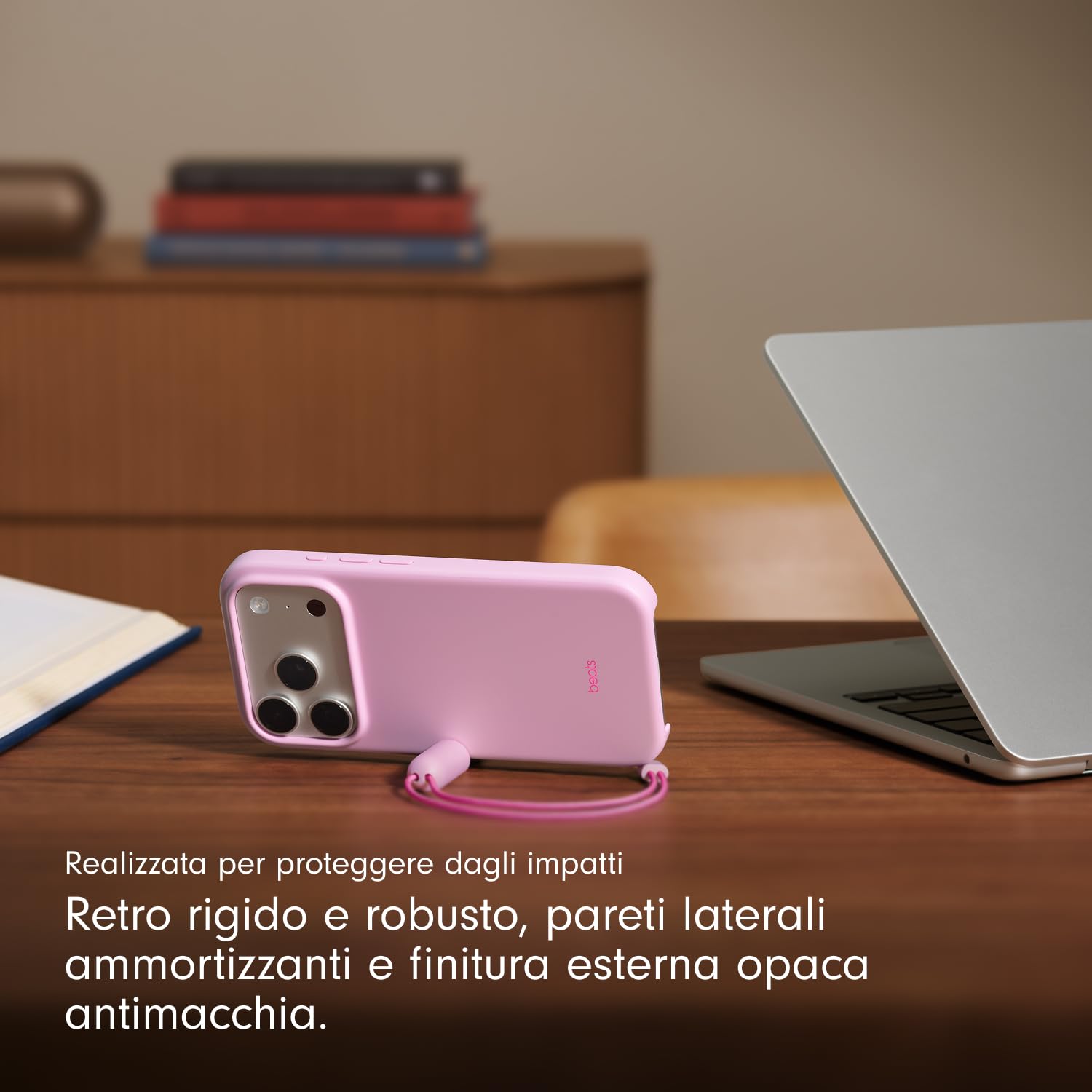 Beats custodia MagSafe iPhone 17 Pro rosa ciottolo
