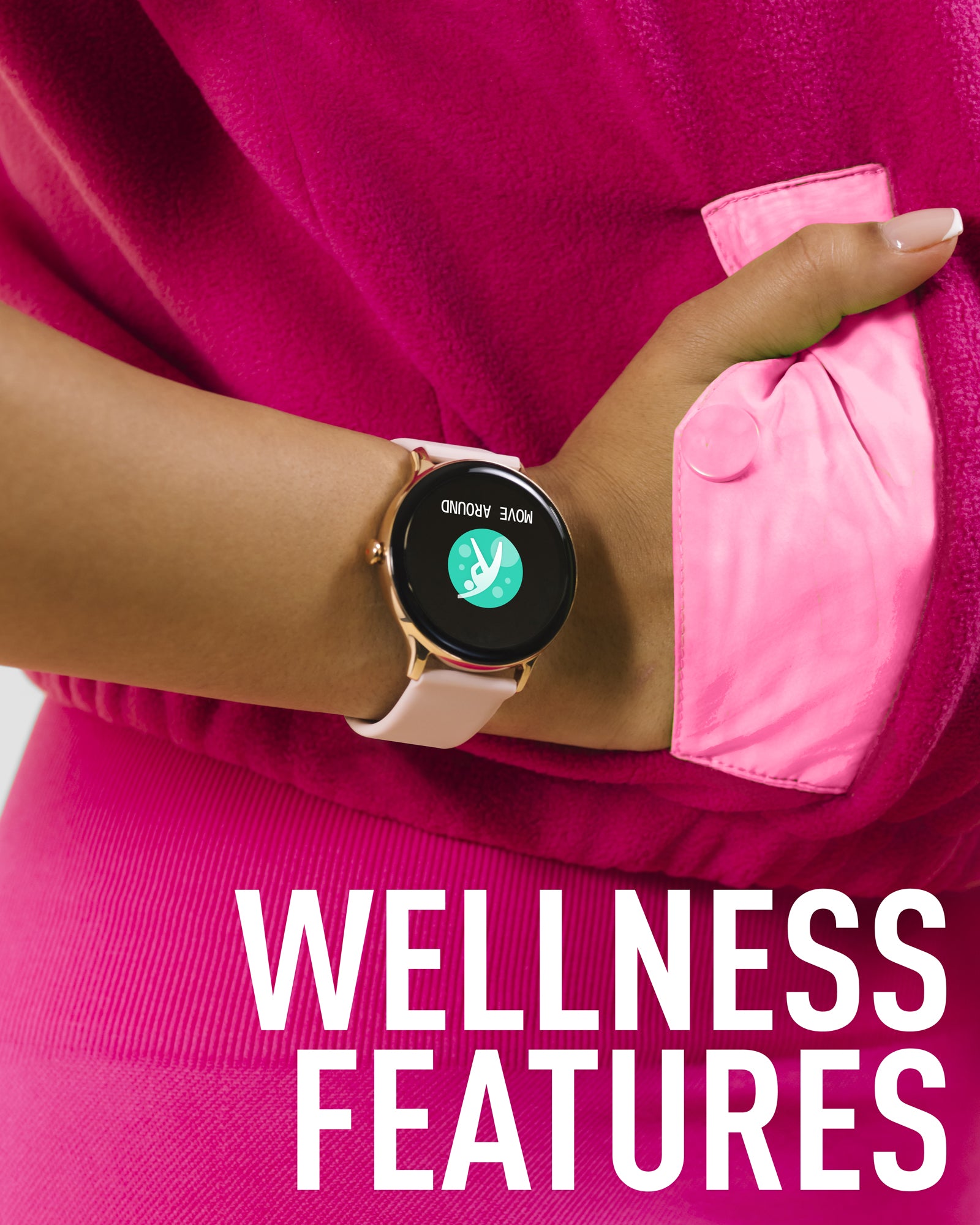 Reflex Active Nexus 100 R smartwatch rosa 42mm chiamata