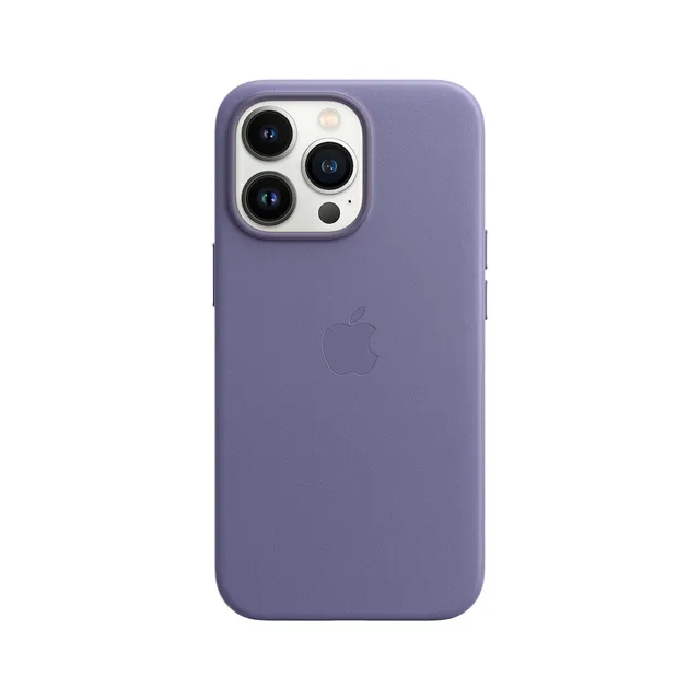 Apple custodia pelle iPhone 13 Pro cover azzurro fiordo