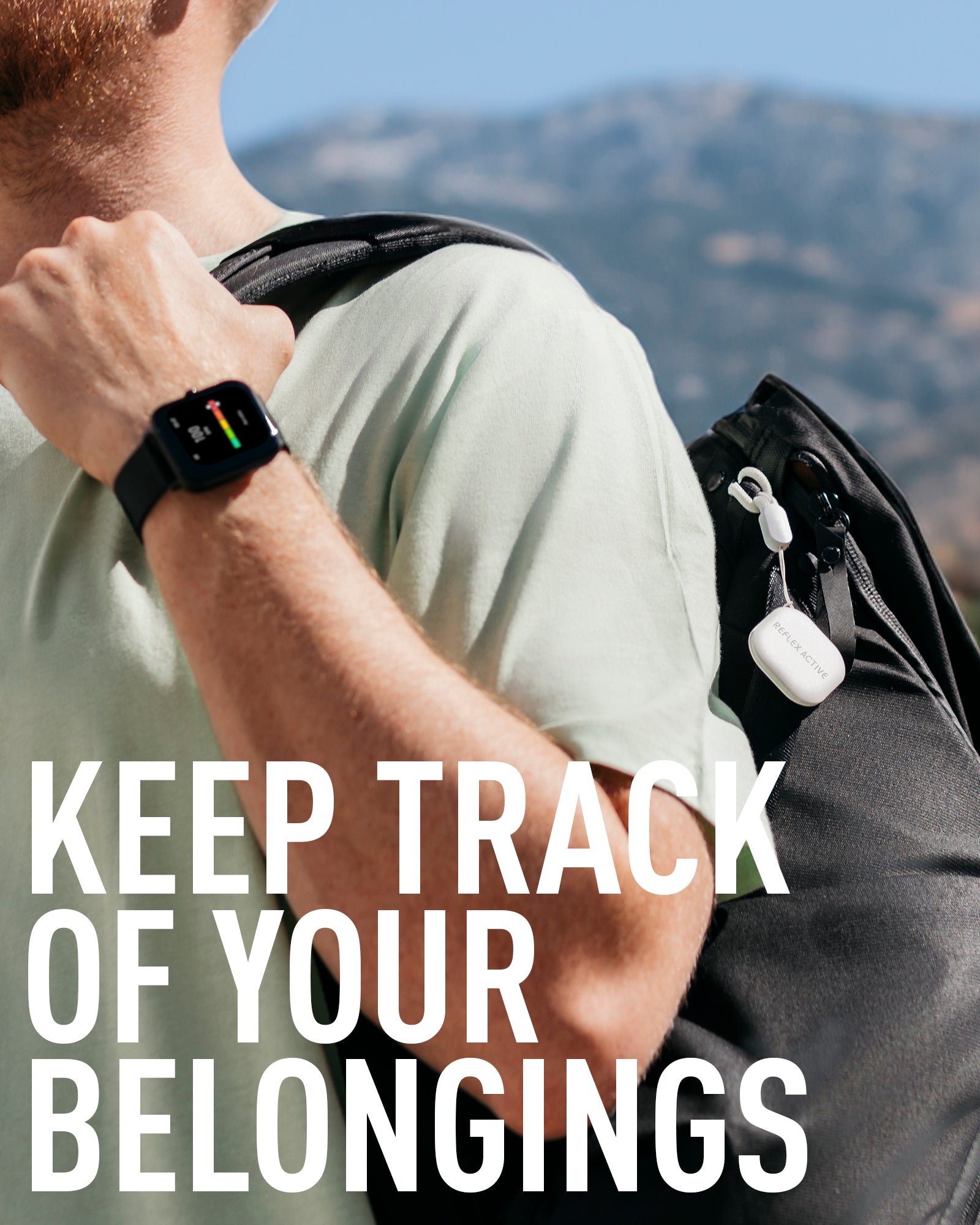 Reflex Active ActiveTag localizzatore Find My nero